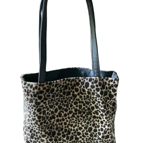 JAGUAR Print Faux Fur HANDBAG Luxurious soft fabulous condition PURR! 10… - Picture 11 of 13